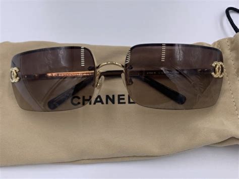 chanel diamante sunglasses with/ rhinestones|chanel sunglasses quilted sides.